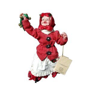 Fabriche KSA Kurt Adler Collectibles Christmas Caroller Mrs. Claus